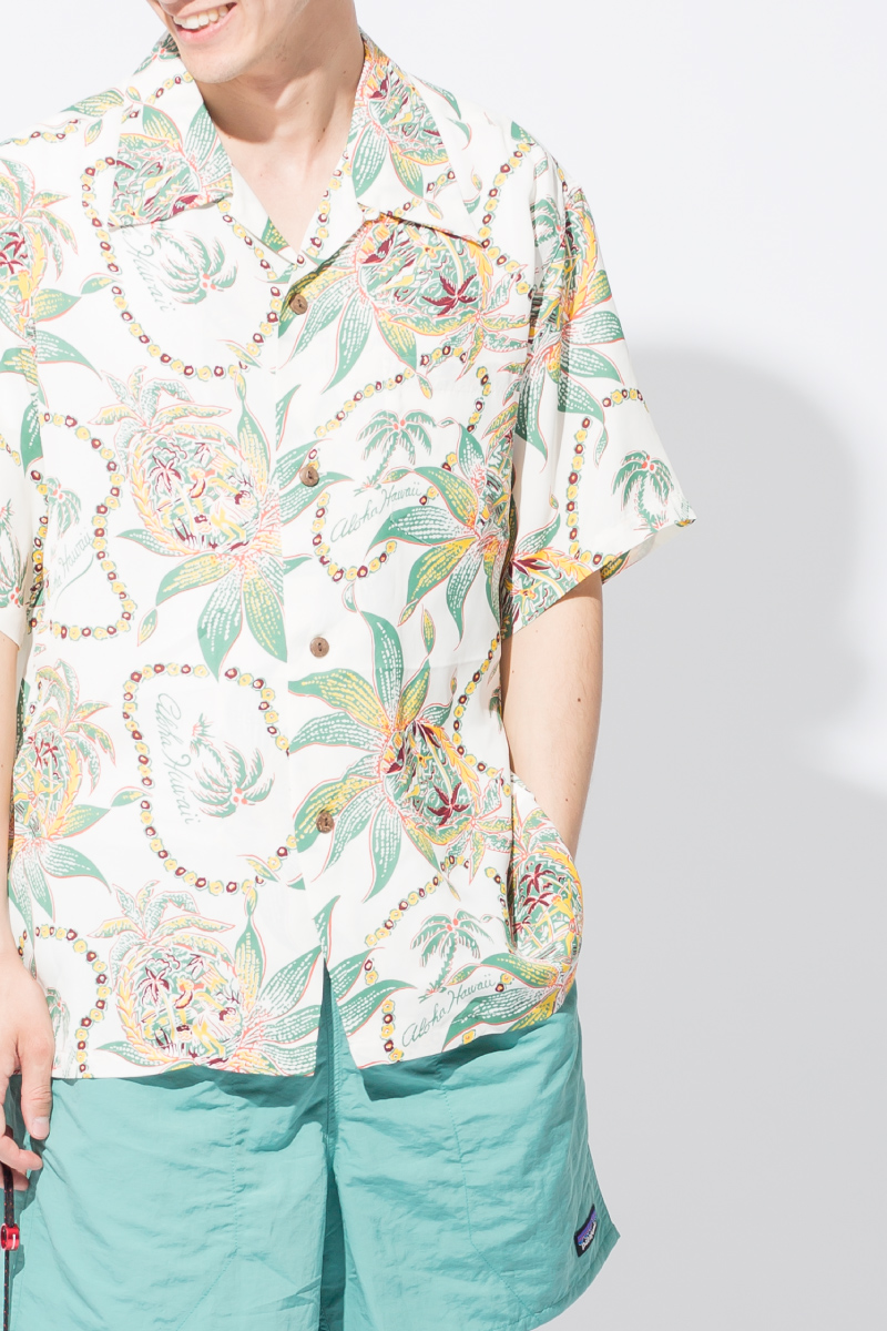 アロハシャツ,バギーズショーツ,サコッシュ,2018春夏,サマースタイル,JEANS FACTORY,ジーンズファクトリー