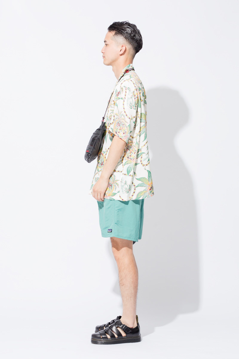 アロハシャツ,バギーズショーツ,サコッシュ,2018春夏,サマースタイル,JEANS FACTORY,ジーンズファクトリー
