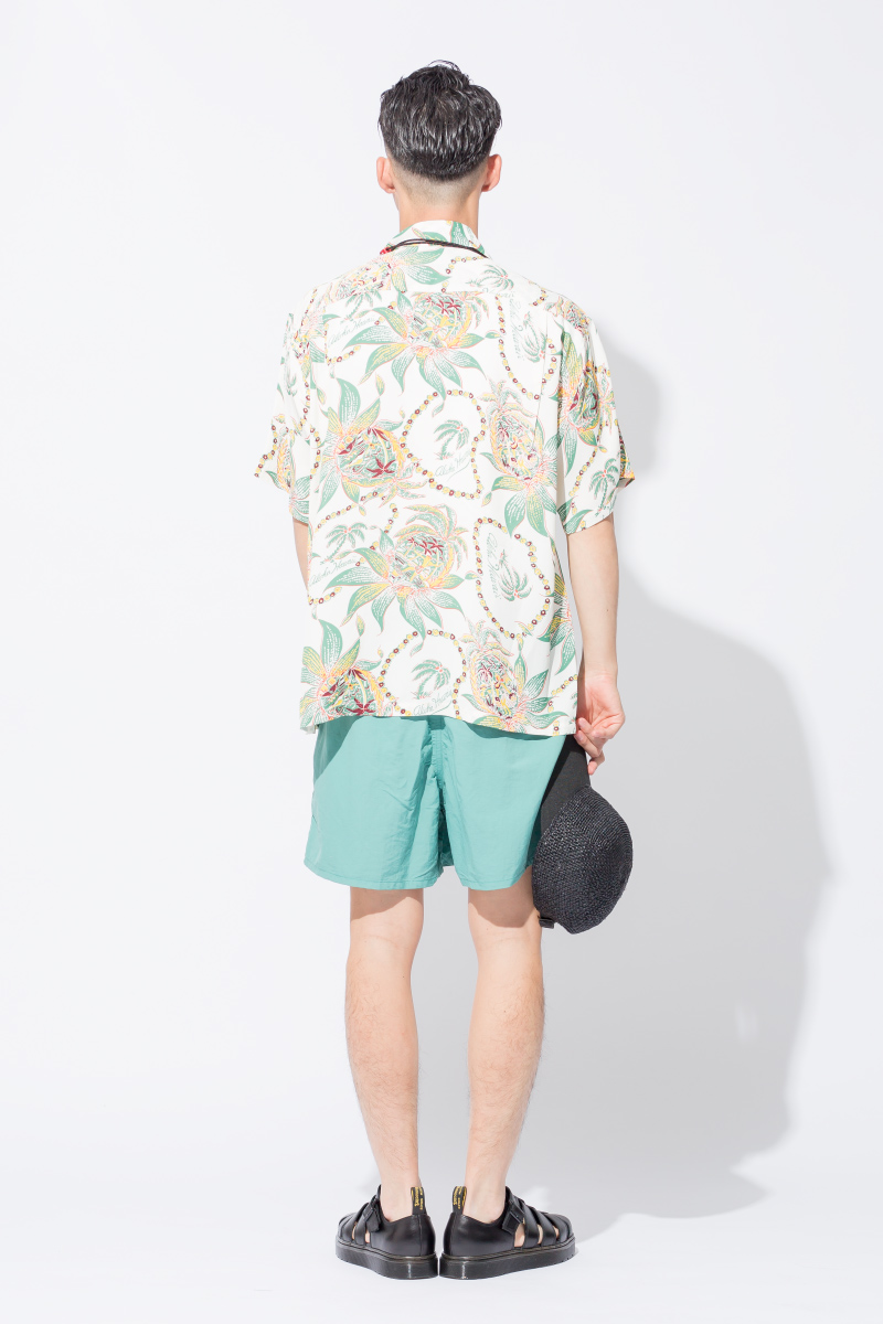アロハシャツ,バギーズショーツ,サコッシュ,2018春夏,サマースタイル,JEANS FACTORY,ジーンズファクトリー