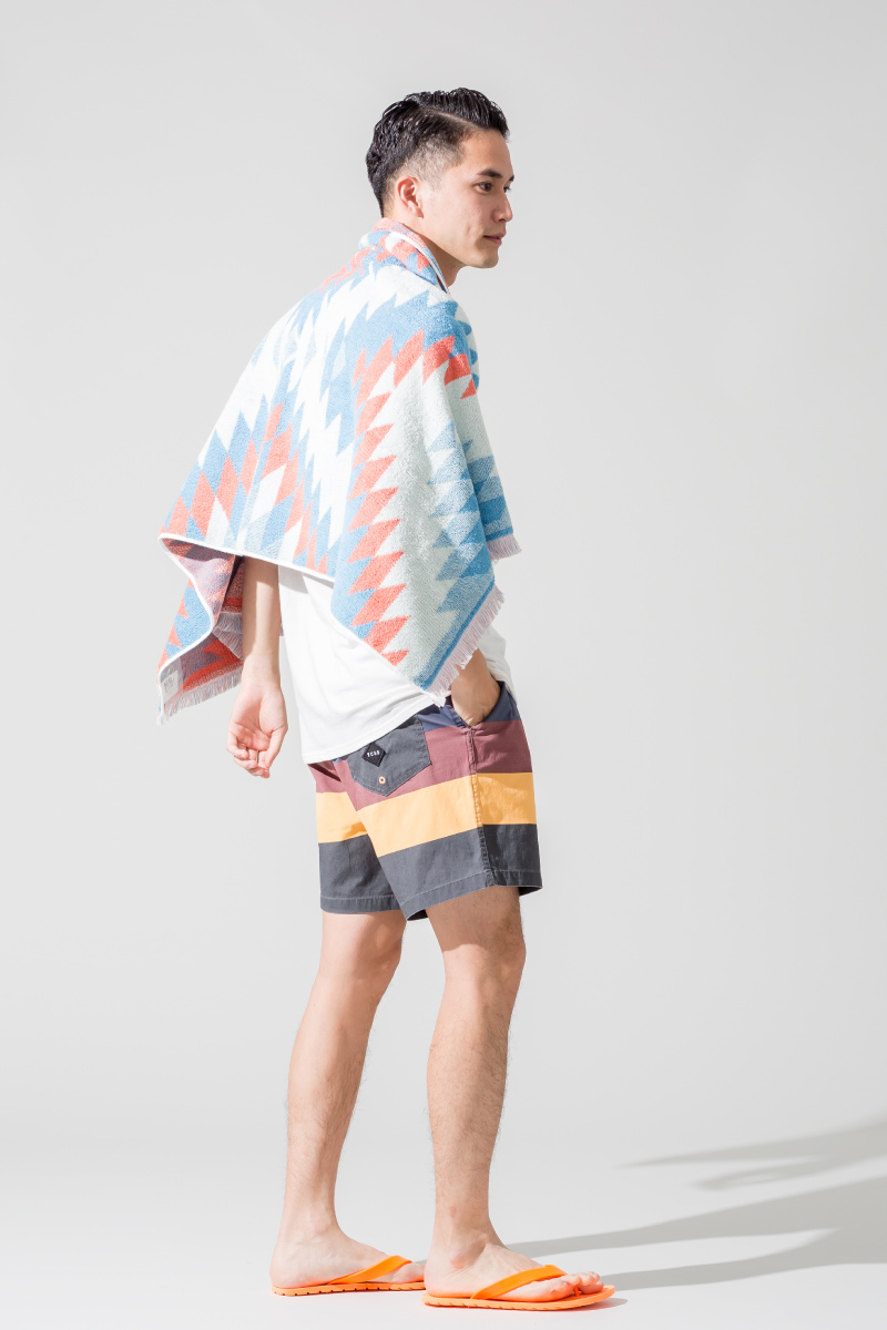 ロゴT,ショーツ,サーフ,サンダル,ビーチスタイル,2018春夏,サマースタイル,JEANS FACTORY,ジーンズファクトリー,通販,セレクトショップ,スタイリング