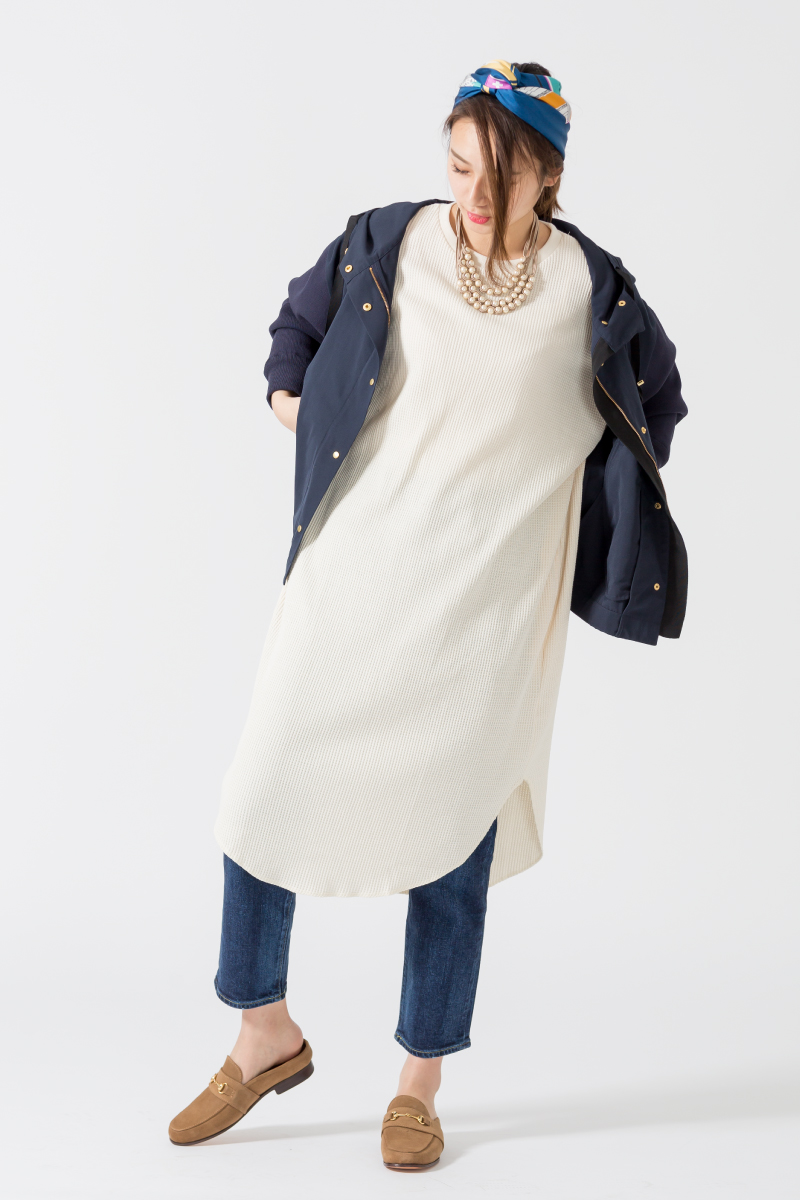 ワーク,デニム,春アウター,ナイロン,コーデ,カジュアル,2019春夏