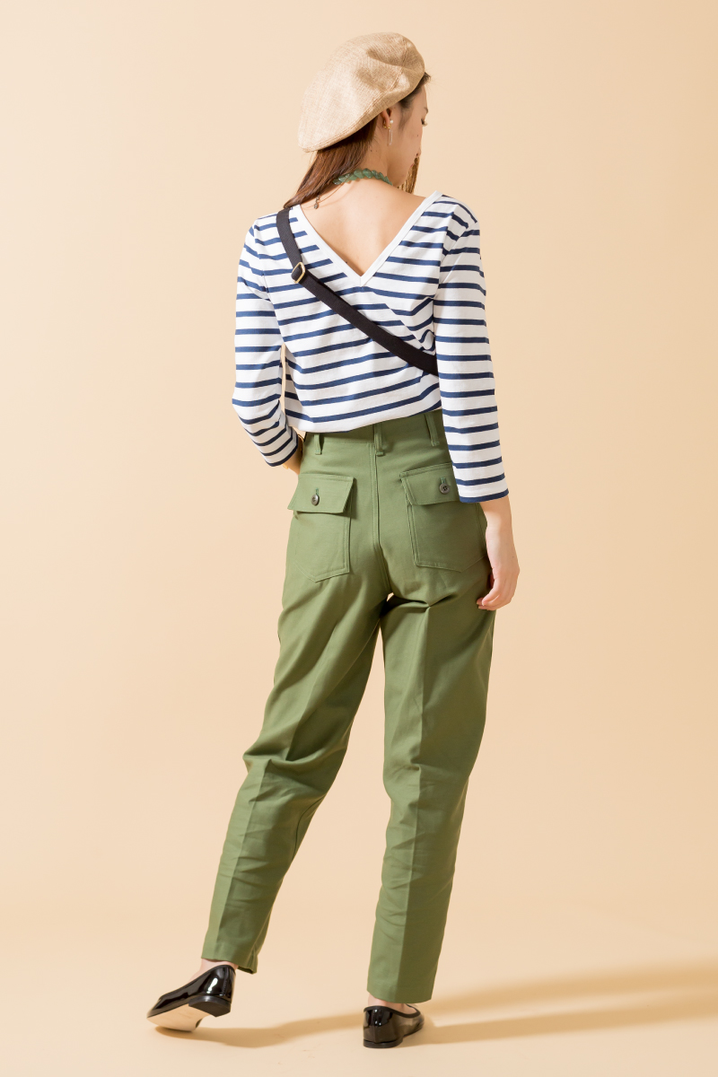 フレンチベーシック,ボーダー,コーデ,カジュアル,2019春夏,JEANS FACTORY,ジーンズファクトリー,通販,セレクトショップ,スタイリング