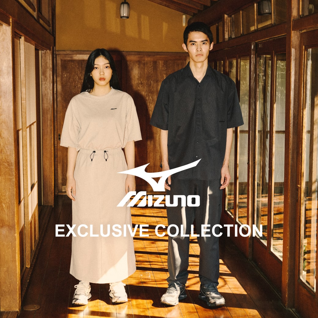 MIZUNOとの初の別注コレクションを3/14より販売開始